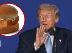 Donald Trump revelou que sua refeição favorita no McDonald’s é filé de peixe