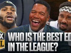 Por que Michael Strahan acredita que Myles Garrett é um melhor pass rusher do que Micah Parsons