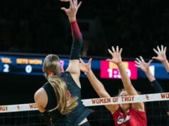 O vôlei feminino da USC cai para o primeiro lugar em Nebraska em dois sets