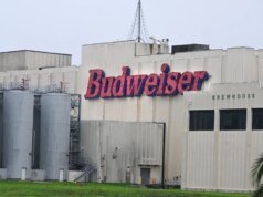 O número total de perdas de empregos da Anheuser-Busch em Fairfield é oficialmente de 200 trabalhadores