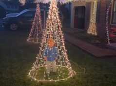 Vídeo David Muir compartilha as luzes de Natal da casa da Pensilvânia que assustaram as crianças