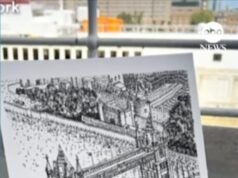 Assista: O artista da máquina de escrever cria seu trabalho pressionando uma tecla de cada vez