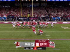 Jayden Fielding perde FG de 27 jardas contra Indiana no Big Ten Championship, Ohio State perde por 13-10