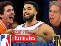 Timothee Chalamet e Ben Stiller Facetime Knicks após vitória na Copa da NBA