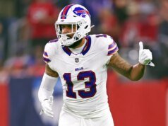 Bills WR punido pela NFL antes do confronto com o Bengals