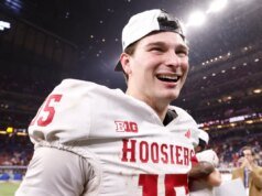 A mãe de Fernando Mendoza reage à vitória do Big Ten do Indiana sobre o estado de Ohio