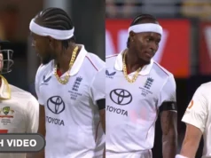 ASSISTIR: Jofra Archer e Steve Smith se envolvem em uma discussão acalorada no dia 4 do teste da bola rosa
