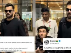 Fãs acusam Virat Kohli e Anushka Sharma de assaltar um fã com deficiência física no aeroporto de Mumbai em um vídeo viral