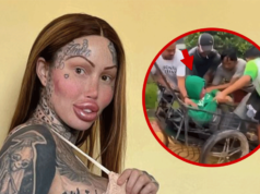 No influente vídeo de Maria Madalena, ela é vista sendo levada por policiais antes de sua morte