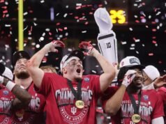 Playoff de futebol universitário: o número 1 do Indiana vai para o Rose Bowl