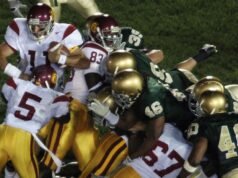 Não mate a melhor tradição do futebol universitário. Mantenha USC x Notre Dame.