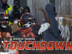 Shedur Sanders escapa da pressão para TD de 6 jardas, Browns segue Titans